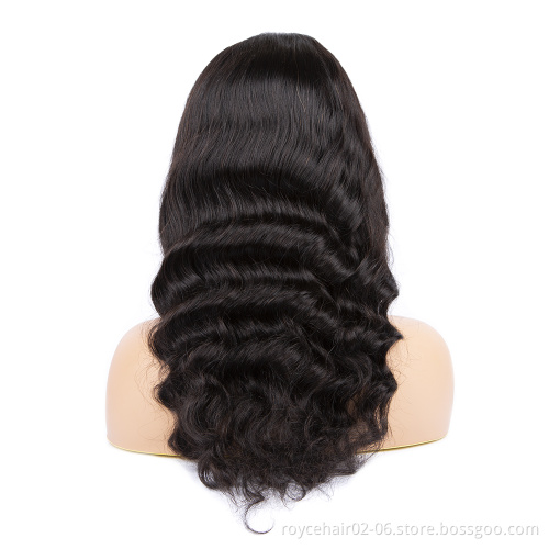 Grade 10a 26Inch 28Inch Loose Deep Wave Raw Virgin Mink Brazilian Unprocessed Human Hair Full Lace Wigs Vendor